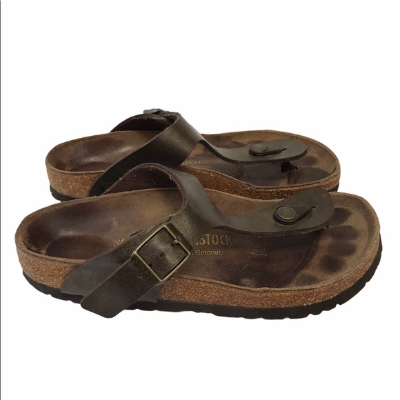The BIRKENSTOCK Gizeh Thong Sandal Bronze Size 4 - Picture 6 of 16